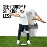 Maxbell Golf Mirror for Putting Alignment Training Aid Practical Acrylic Putting Aid