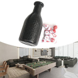 Maxbell Billiard Shaker Bottle Billiard Accessories for Equipment Leisure Sports Toy Black