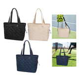 Maxbell Tennis Tote Bag Carrying for Men Women Gym Bag Storage with Shoe Compartment Black
