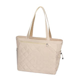 Maxbell Tennis Tote Bag Carrying for Men Women Gym Bag Storage with Shoe Compartment Beige