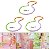 Maxbell Weighted Fitness Hoop Comfortable Sports Indoor Outdoor Spring Hoop for Home 0.9 kg