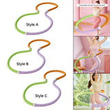 Maxbell Weighted Fitness Hoop Comfortable Sports Indoor Outdoor Spring Hoop for Home 0.9 kg