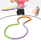 Maxbell Weighted Fitness Hoop Comfortable Sports Indoor Outdoor Spring Hoop for Home 0.9 kg