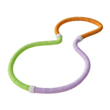 Maxbell Weighted Fitness Hoop Comfortable Sports Indoor Outdoor Spring Hoop for Home 1.2 kg