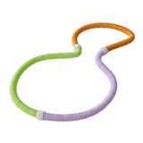 Maxbell Weighted Fitness Hoop Comfortable Sports Indoor Outdoor Spring Hoop for Home 1.2 kg