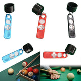 Maxbell Chalk Holder for Billiards Burnisher Grinder 4 in1 for Beginners Enthusiasts blue