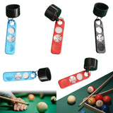 Maxbell Chalk Holder for Billiards Burnisher Grinder 4 in1 for Beginners Enthusiasts blue