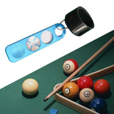 Maxbell Chalk Holder for Billiards Burnisher Grinder 4 in1 for Beginners Enthusiasts blue