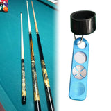 Maxbell Chalk Holder for Billiards Burnisher Grinder 4 in1 for Beginners Enthusiasts blue