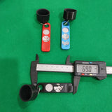 Maxbell Chalk Holder for Billiards Burnisher Grinder 4 in1 for Beginners Enthusiasts red