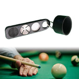 Maxbell Chalk Holder for Billiards Burnisher Grinder 4 in1 for Beginners Enthusiasts black