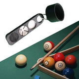 Maxbell Chalk Holder for Billiards Burnisher Grinder 4 in1 for Beginners Enthusiasts black