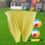 Maxbell Granny Pants Outdoor Game Props Toss Game for Backyard Team Competitions BBQ yellow