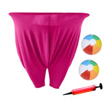 Maxbell Granny Pants Outdoor Game Props Toss Game for Backyard Team Competitions BBQ rose red