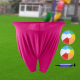 Maxbell Granny Pants Outdoor Game Props Toss Game for Backyard Team Competitions BBQ rose red