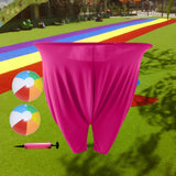 Maxbell Granny Pants Outdoor Game Props Toss Game for Backyard Team Competitions BBQ rose red