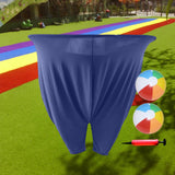 Maxbell Granny Pants Outdoor Game Props Toss Game for Backyard Team Competitions BBQ blue