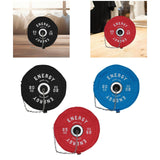 Maxbell Barbell Plate Shaped Fitness Bag Sports Gym Backpack for Fitness Gym Camping Black