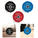 Maxbell Barbell Plate Shaped Fitness Bag Sports Gym Backpack for Fitness Gym Camping Black