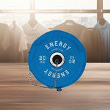 Maxbell Barbell Plate Shaped Fitness Bag Sports Gym Backpack for Fitness Gym Camping Blue