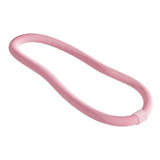 Maxbell Weighted Fitness Hoop Outdoor Weighted Spring Hoop for Travel Men Women Home Pink