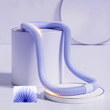 Maxbell Weighted Fitness Hoop Outdoor Weighted Spring Hoop for Travel Men Women Home Violet