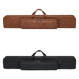 Maxbell Billiards Pool Cue Case Portable 1/2 Cue Cases Wear Resistant Pool Cue Pouch brown