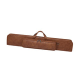 Maxbell Billiards Pool Cue Case Portable 1/2 Cue Cases Wear Resistant Pool Cue Pouch brown