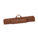 Maxbell Billiards Pool Cue Case Portable 1/2 Cue Cases Wear Resistant Pool Cue Pouch brown