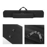 Maxbell Billiards Pool Cue Case Portable 1/2 Cue Cases Wear Resistant Pool Cue Pouch black
