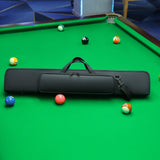 Maxbell Billiards Pool Cue Case Portable 1/2 Cue Cases Wear Resistant Pool Cue Pouch black