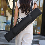 Maxbell Billiards Pool Cue Case Portable 1/2 Cue Cases Wear Resistant Pool Cue Pouch black