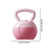 Maxbell Water Filled Kettlebell Body Exercise Versatile Women Self Filled Kettlebell Pink