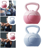 Maxbell Water Filled Kettlebell Body Exercise Versatile Women Self Filled Kettlebell Pink