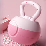 Maxbell Water Filled Kettlebell Body Exercise Versatile Women Self Filled Kettlebell Pink