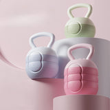 Maxbell Water Filled Kettlebell Body Exercise Versatile Women Self Filled Kettlebell Pink
