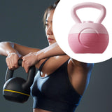 Maxbell Water Filled Kettlebell Body Exercise Versatile Women Self Filled Kettlebell Pink