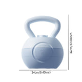 Maxbell Water Filled Kettlebell Body Exercise Versatile Women Self Filled Kettlebell Blue