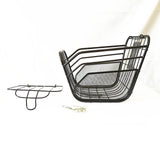 Maxbell Front and Rear Electric Bike Basket Bicycle Basket for Beach Outdoor Cycling