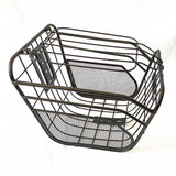 Maxbell Front and Rear Electric Bike Basket Bicycle Basket for Beach Outdoor Cycling