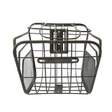 Maxbell Front and Rear Electric Bike Basket Bicycle Basket for Beach Outdoor Cycling