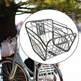 Maxbell Front and Rear Electric Bike Basket Bicycle Basket for Beach Outdoor Cycling