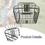 Maxbell Front and Rear Electric Bike Basket Bicycle Basket for Beach Outdoor Cycling
