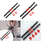 Maxbell 2x Dumbbell Bar Sturdy Dumbbell Weights Set for Sport Fitness Equipment Gym 40cm