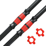 Maxbell 2x Dumbbell Bar Sturdy Dumbbell Weights Set for Sport Fitness Equipment Gym 51cm