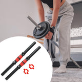 Maxbell 2x Dumbbell Bar Sturdy Dumbbell Weights Set for Sport Fitness Equipment Gym 51cm