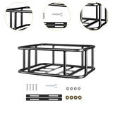 Rear Bike Basket Lightweight Bike Cargo Rack for Bicycles Riding Bikes Racks 47cmx34cmx17cm