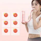 Maxbell Lungs Breathing Exercise Device Deep Breathing Trainer for Adults Girls Boys Pink