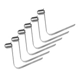 Maxbell 6 Pieces Kayak Paddle Spring Clips Single End Sturdy Outdoor Tent Pole Clips 8mm