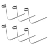 Maxbell 6 Pieces Kayak Paddle Spring Clips Single End Sturdy Outdoor Tent Pole Clips 8mm
